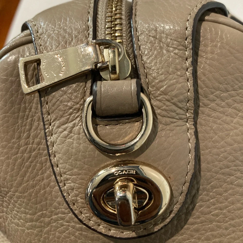 Coach Leather Tan Satchel - Picture 6 of 14